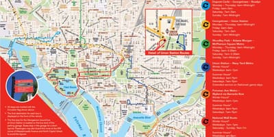 Washington DC циркуляционных պոմպերի քարտեզի վրա