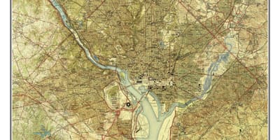 Dc топографическая քարտեզ