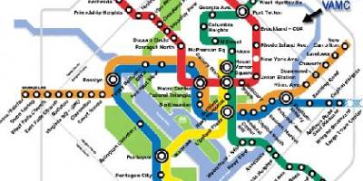 Մետրոյի ՍՆ քարտեզի վրա