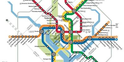 Մետրոյի АСД քարտեզի վրա